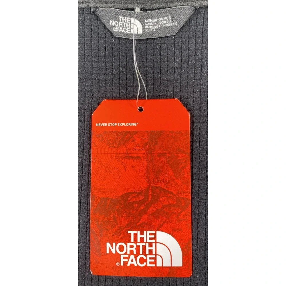 The North Face Mountain Peaks 1/4 Zip Men's XL Black NWT Corp Logos